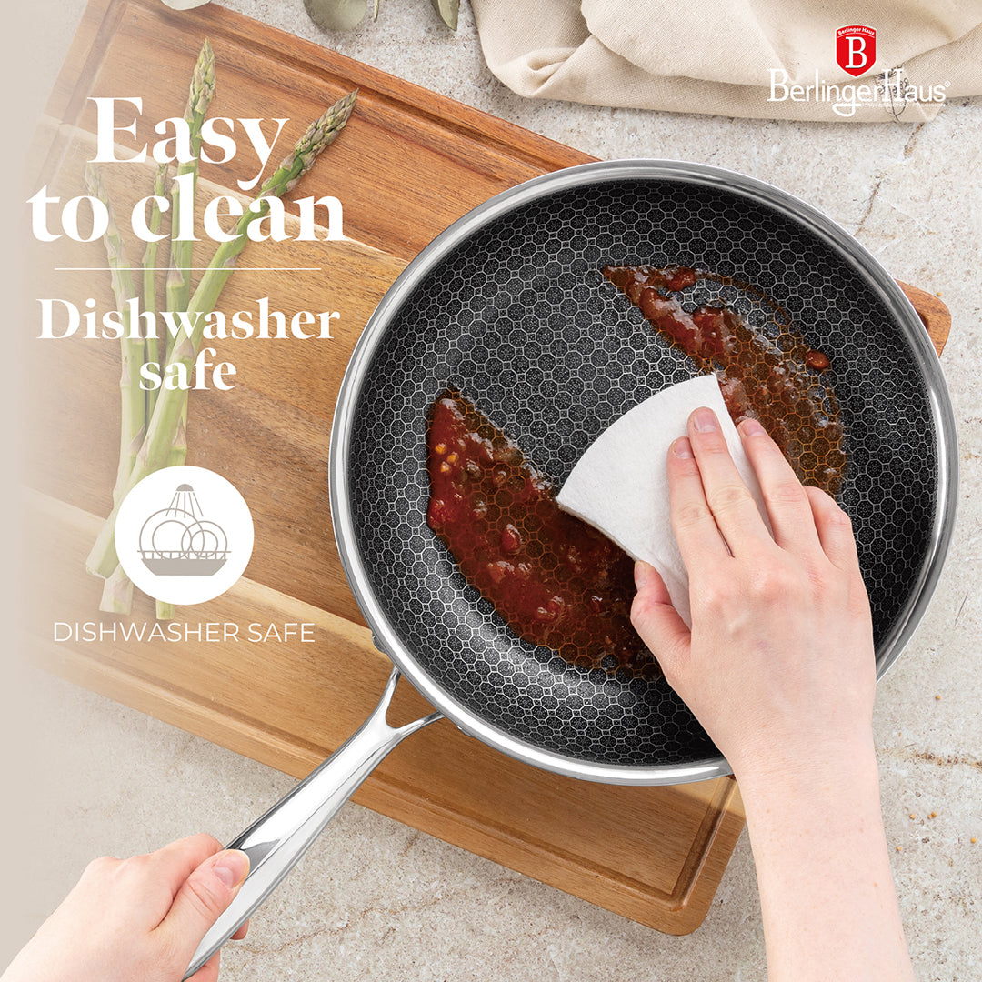 Berlinger Haus 24cm 18/10 Stainless Steel Frypan - Eternal Collection
