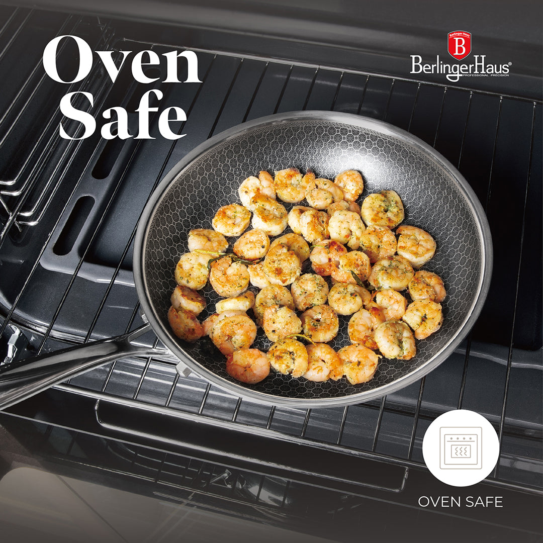 Berlinger Haus 24cm 18/10 Stainless Steel Frypan - Eternal Collection