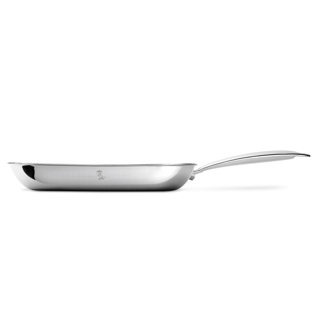 Berlinger Haus 28cm 18/10 Stainless Steel Grill Pan - Eternal Collection
