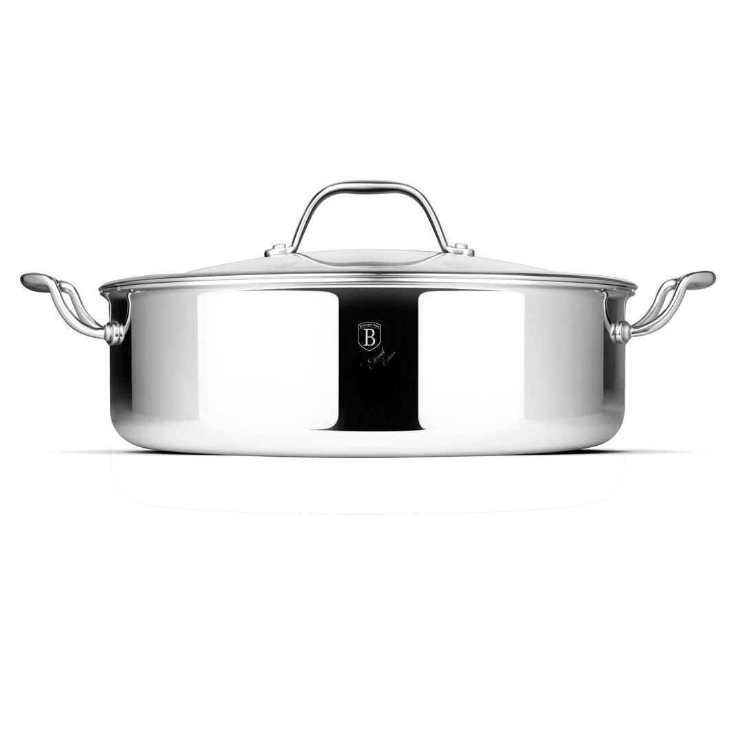 Berlinger Haus 28cm 18/10 Stainless Steel Shallow Pot - Eternal Collection