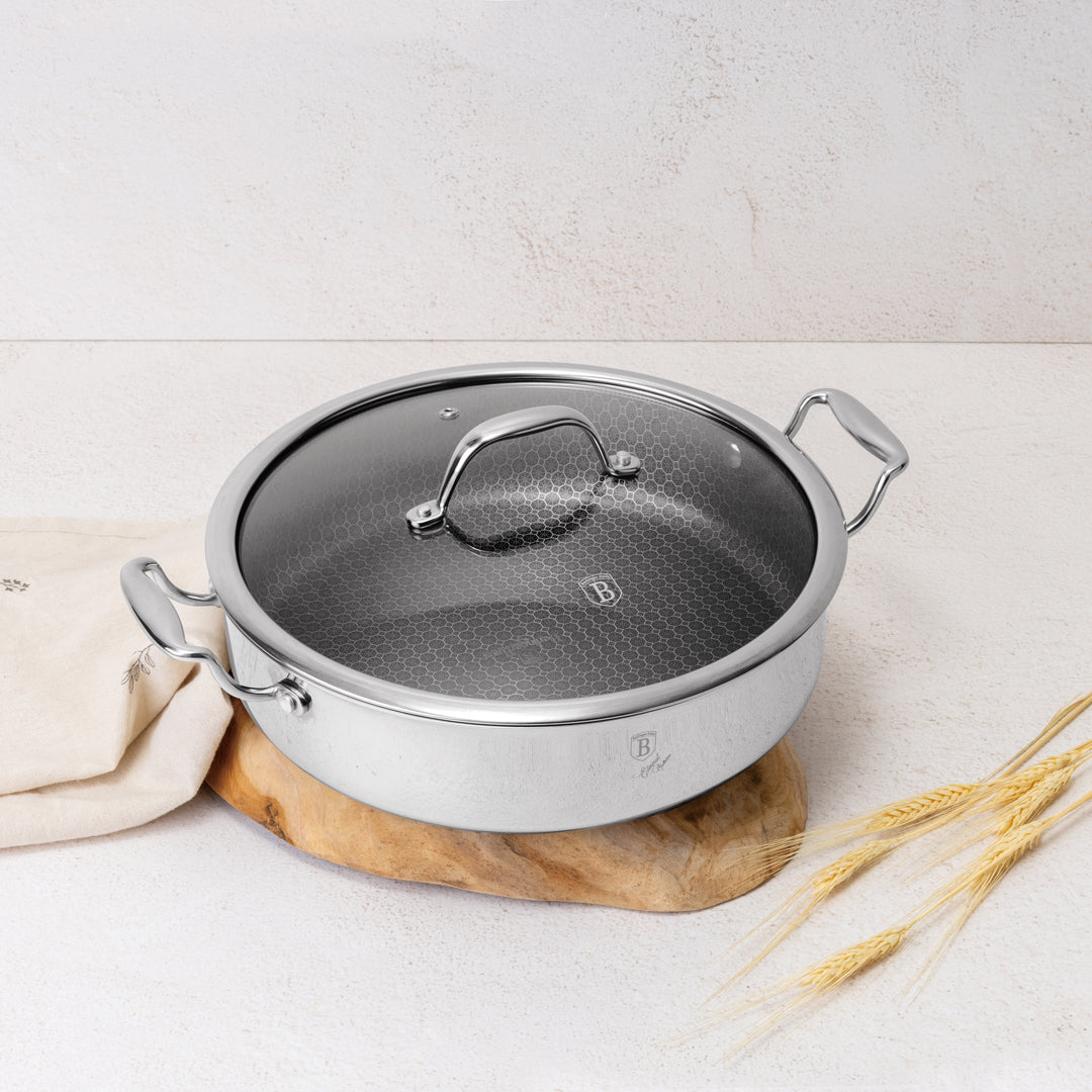 Berlinger Haus 28cm 18/10 Stainless Steel Shallow Pot - Eternal Collection