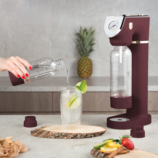 Berlinger Haus Soda Maker with 2 Bottles & Barometer - Leonardo