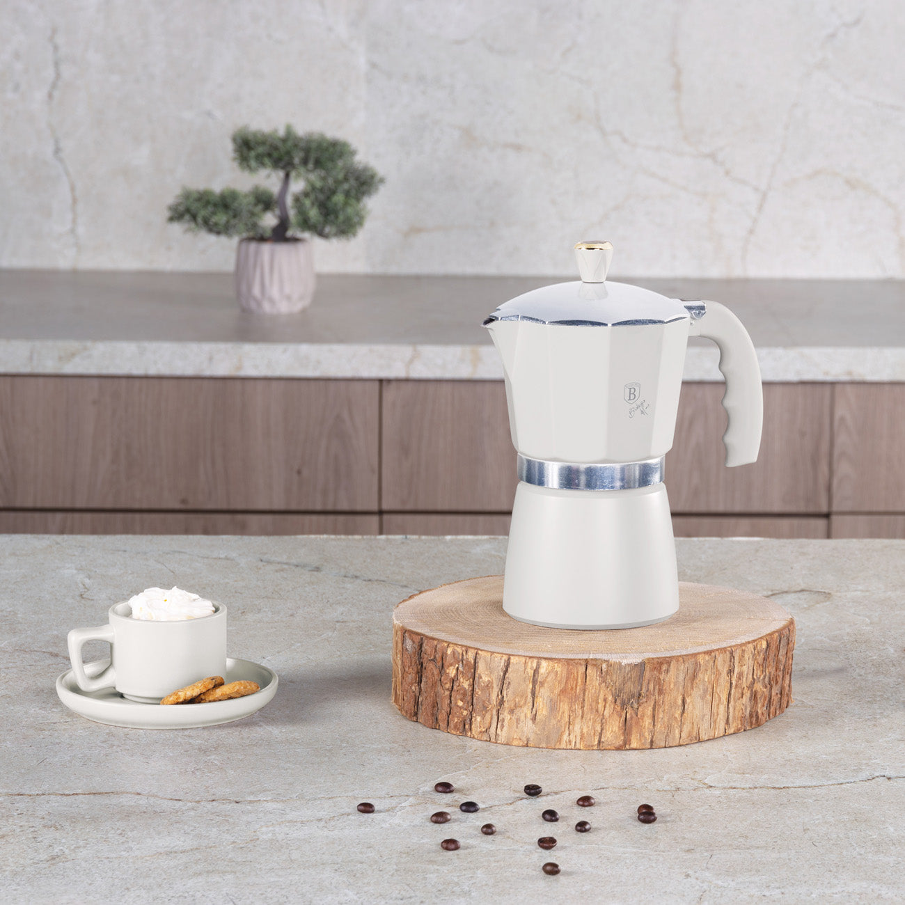 Berlinger Haus 9 Cups Espresso Coffee Maker - Sahara