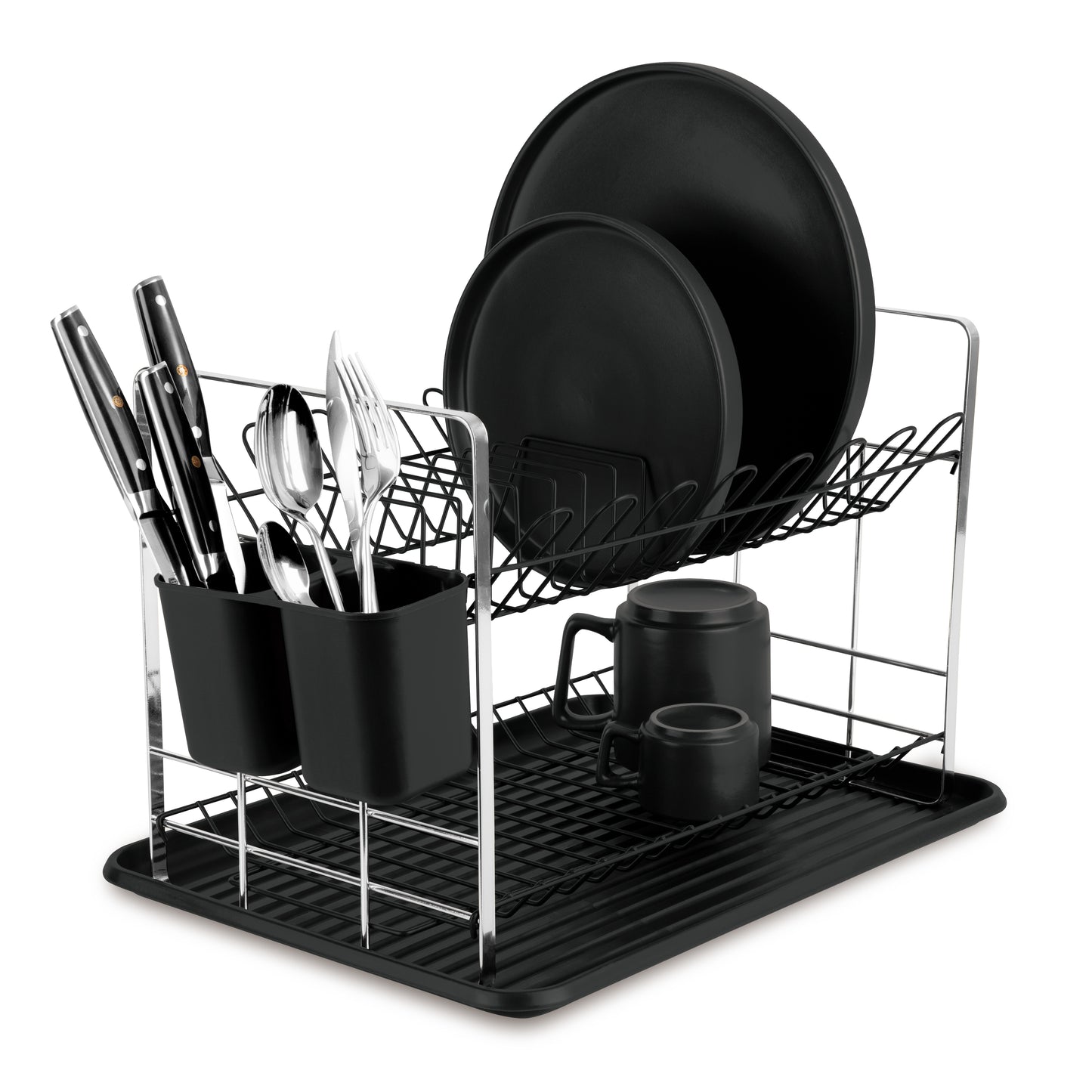 Berlinger Haus 48cm Dish Rack - Matt Black