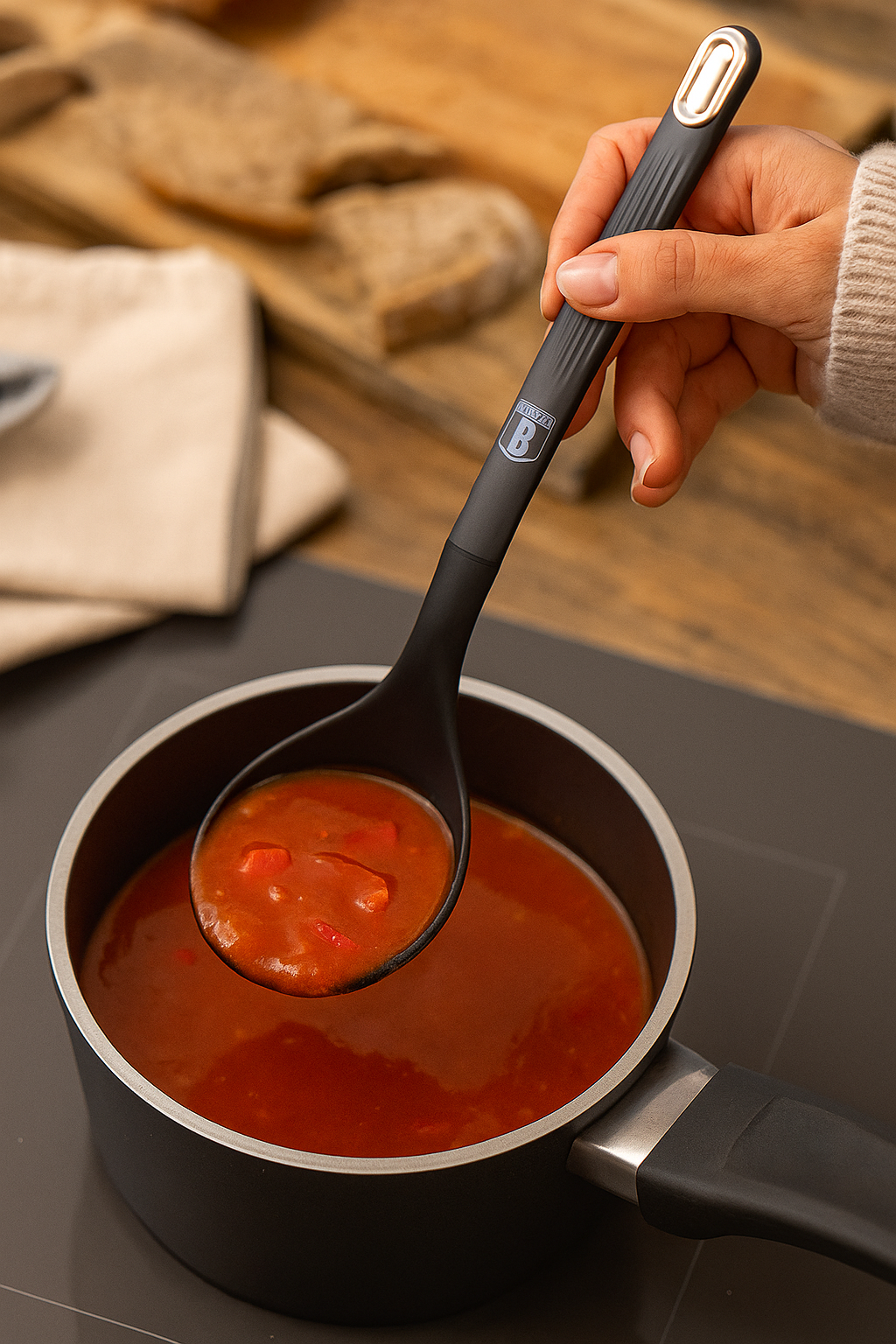 Berlinger Haus Soup Ladle – Black Rose