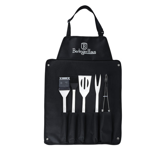 Berlinger Haus 6pcs Grill Accessories Set - Stainless Steel