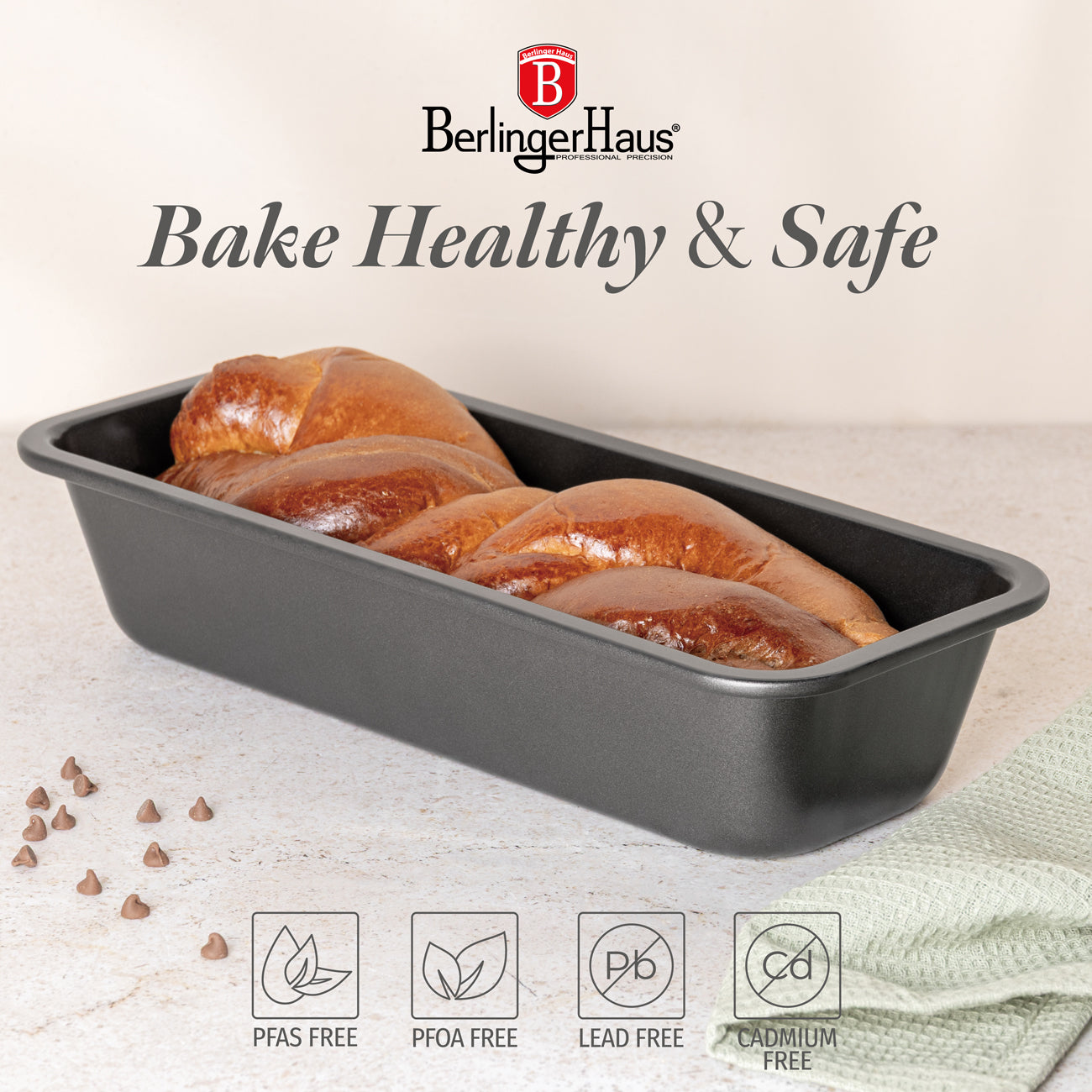 Berlinger Haus Loaf Pan – Anthracite