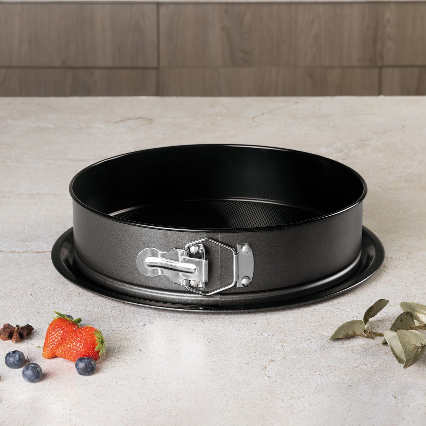 Berlinger Haus Round Springform Pan 26×6.8cm - Matte Anthracite