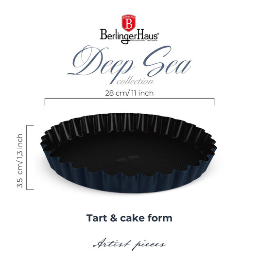Berlinger Haus 28cm Titan Pro Non-Stick Tart / Cake Form - Deep Sea