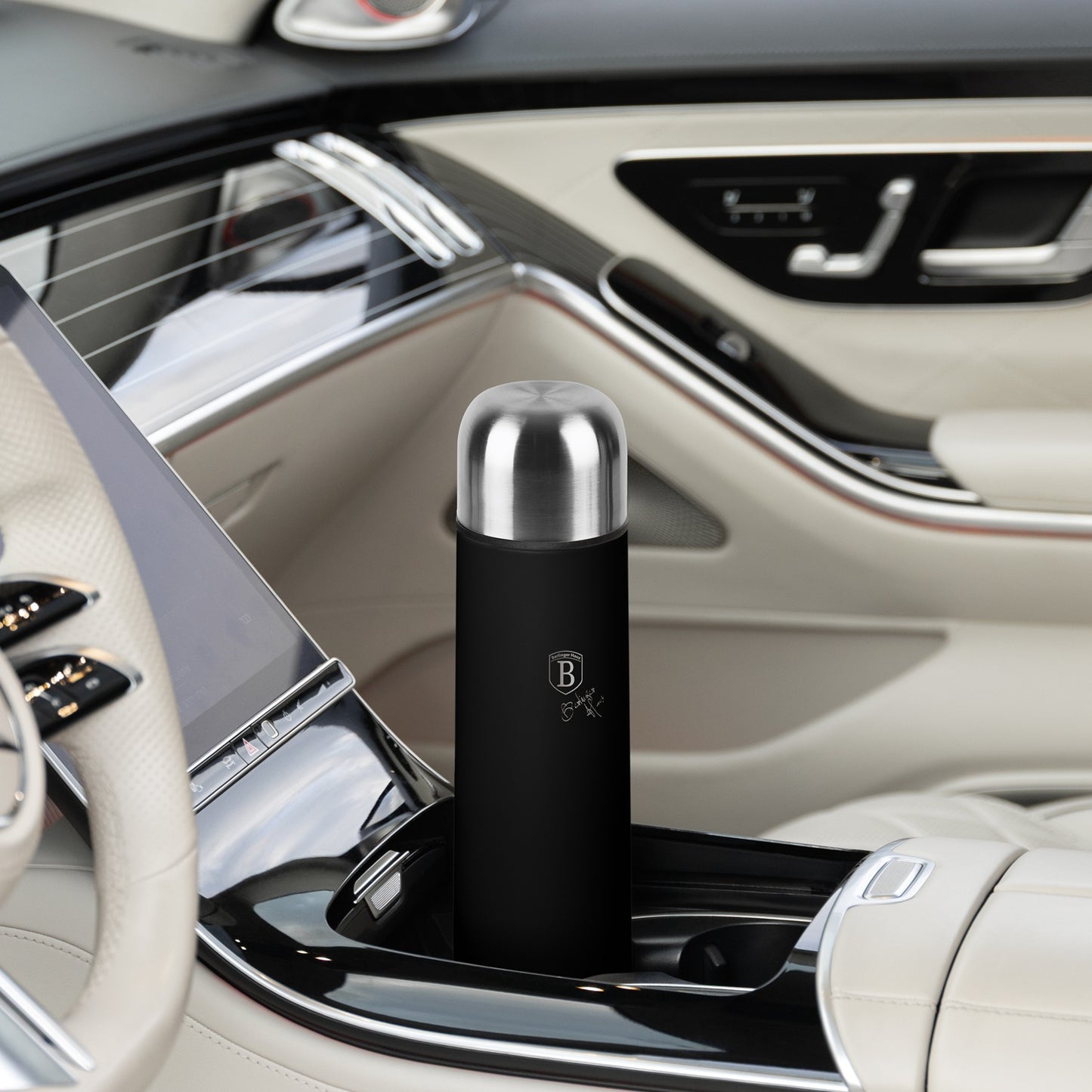 Berlinger Haus 1L Vacuum Flask - Matte Black