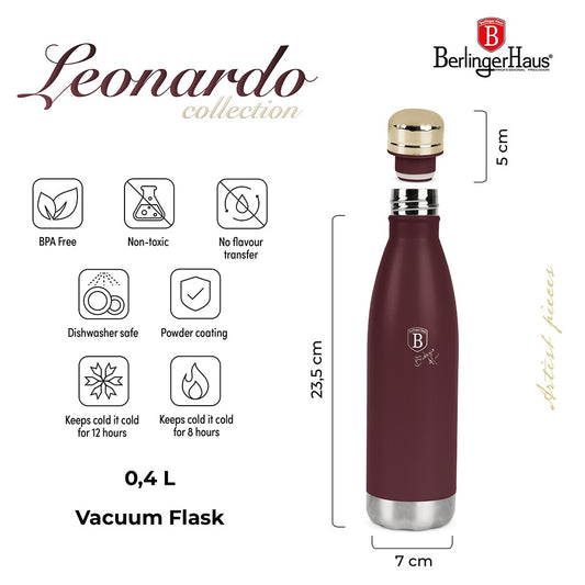 Berlinger Haus 400m Vacuum Flask Bottle Shape - Leonardo