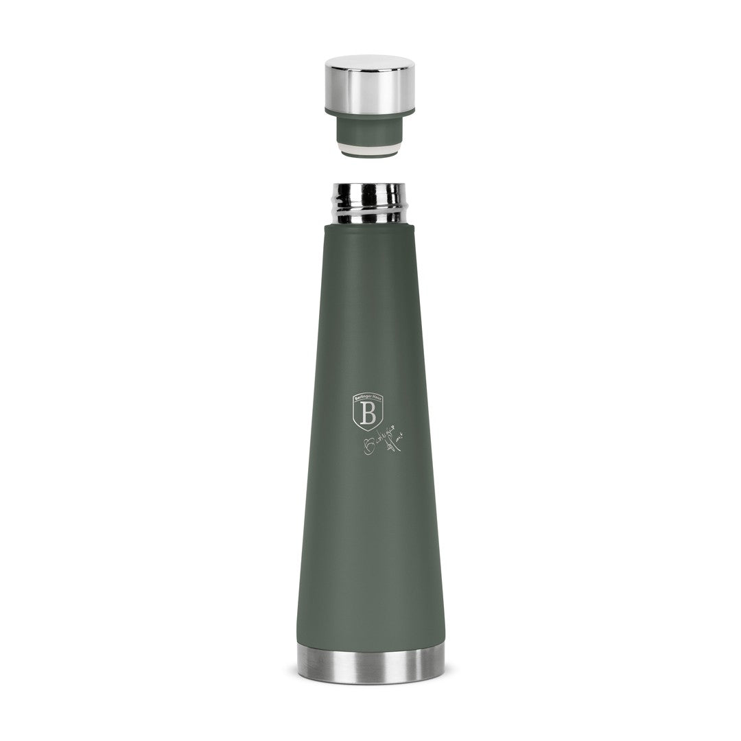 Berlinger Haus 400ml Vacuum Flask Bottle - Matte Green