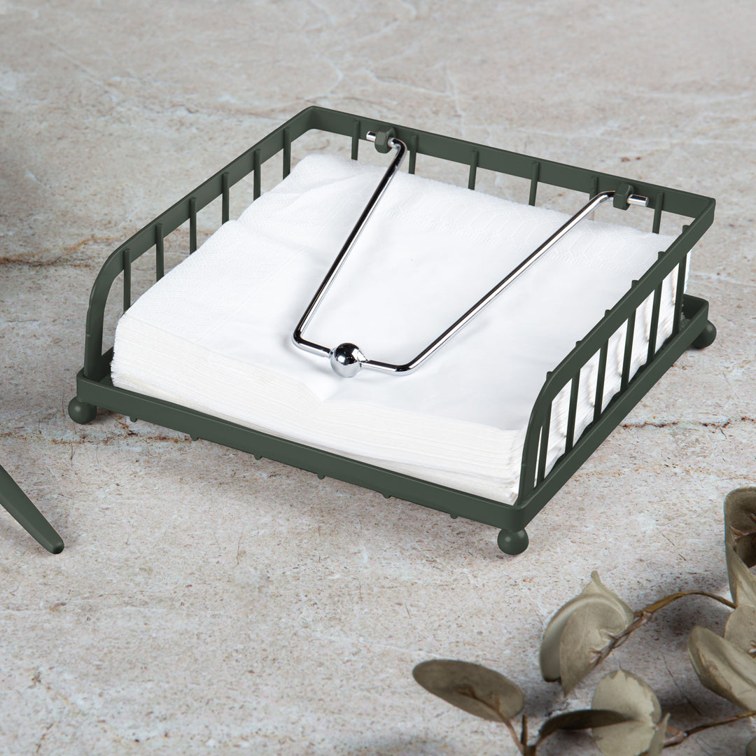 Berlinger Haus Napkin Holder – Matt Green