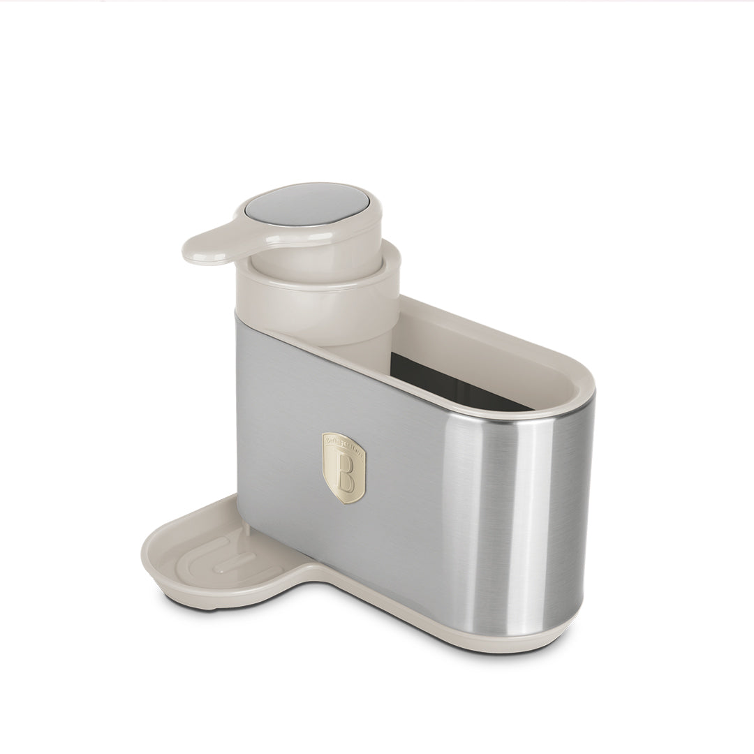 Berlinger Haus Soap Dispenser with Sponge Holder – Sahara