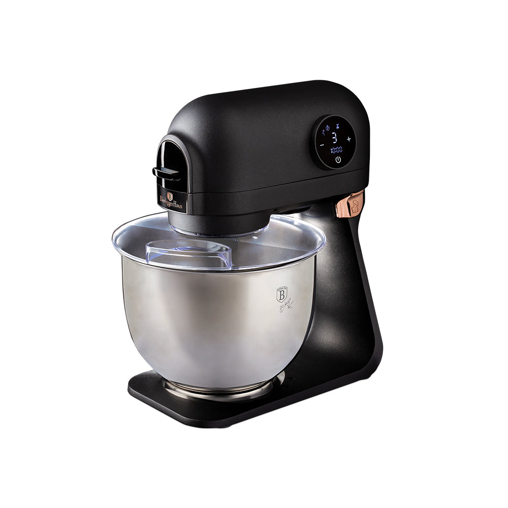 Berlinger Haus 1200w Cast Aluminum Kitchen Machine Stand Mixer - Black Rose