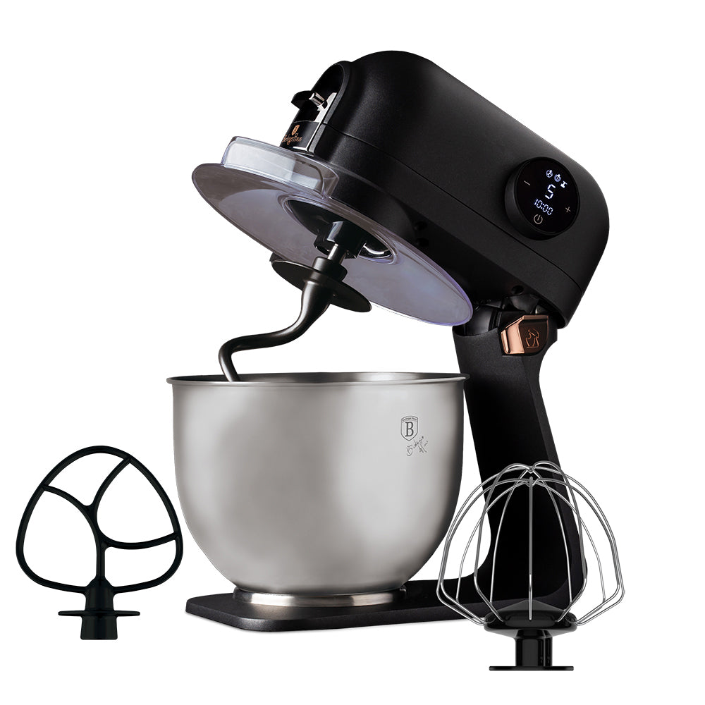 Berlinger Haus 1200w Cast Aluminum Kitchen Machine Stand Mixer - Black Rose