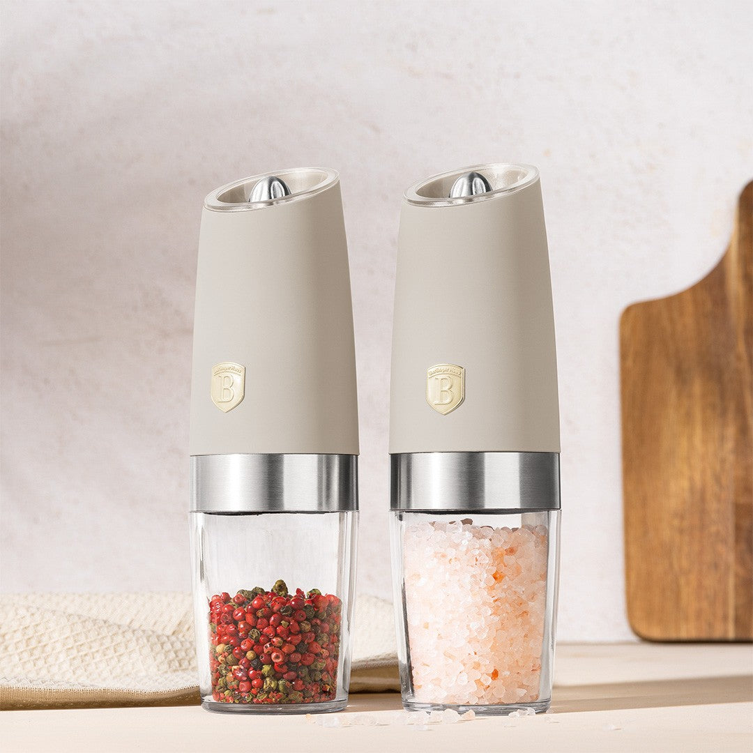 Berlinger Haus 2-Piece Gravity Pepper and Salt Mill Set - Sahara