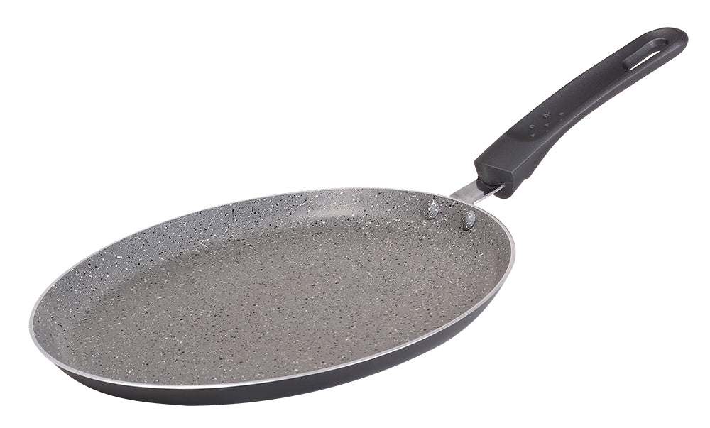 Blaumann 24cm Marble Coating Pancake Pan with Turner - Gray