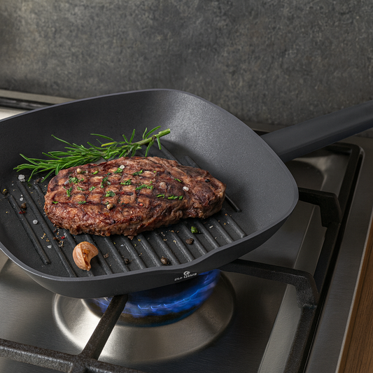 Blaumann 26cm Titan Non-Stick Coating Grill Pan – Black