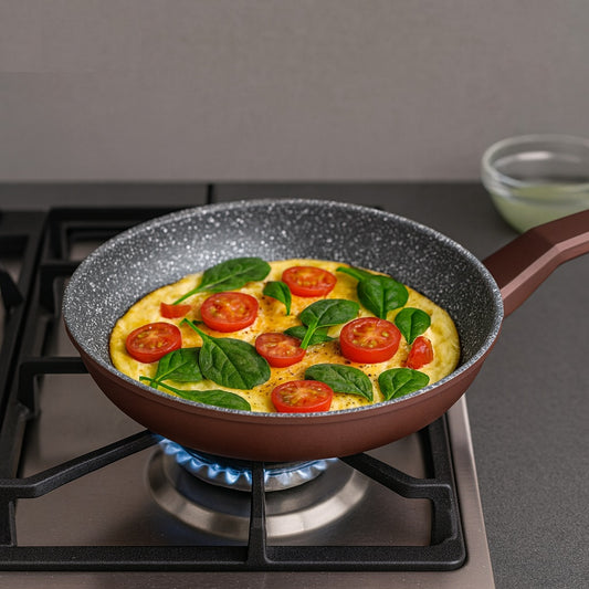 Blaumann 28cm Ceramic Non-Stick Coating Frypan - Cera Stone Collection