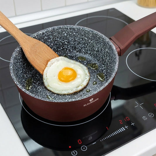 Blaumann 16cm Ceramic Non-Stick Sauce Pan - Cera Stone