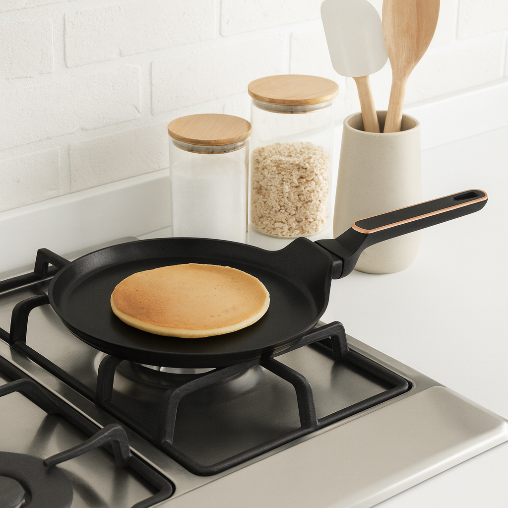 Berlinger haus 25cm Titan Pro Non-Stick Coating Pancake pan - Black Rose