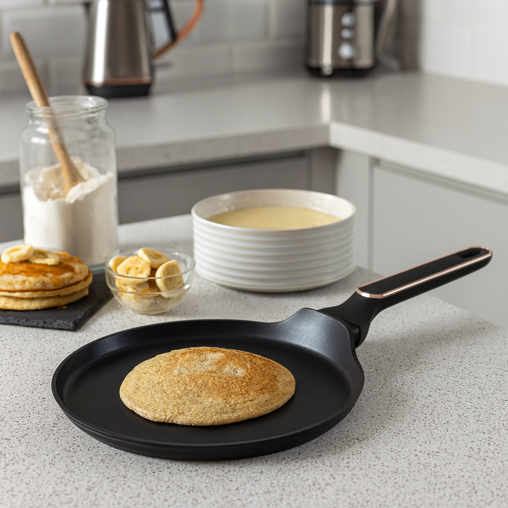 Berlinger haus 25cm Titan Pro Non-Stick Coating Pancake pan - Black Rose