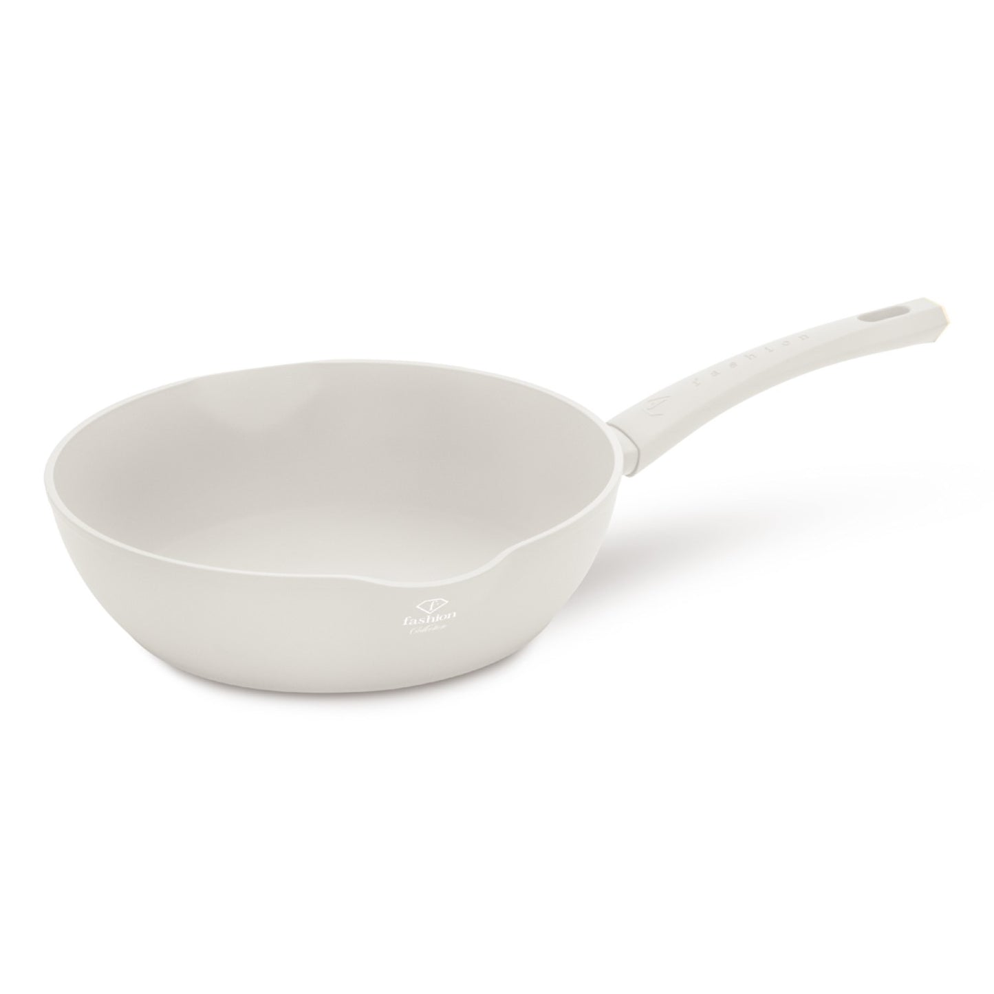 Fashion By Berlinger Haus 28cm TitanPro Non-Stick Deep Frypan - Cream