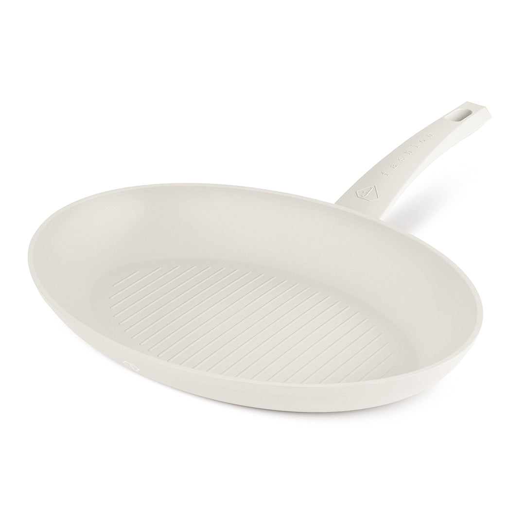 Fashion By Berlinger Haus 35cm Titan Pro Non-Stick Fish Pan - Matt Cream