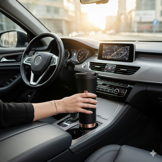 Berlinger Haus 500ml Stainless Steel Travel Coffee Mug – Black Rose