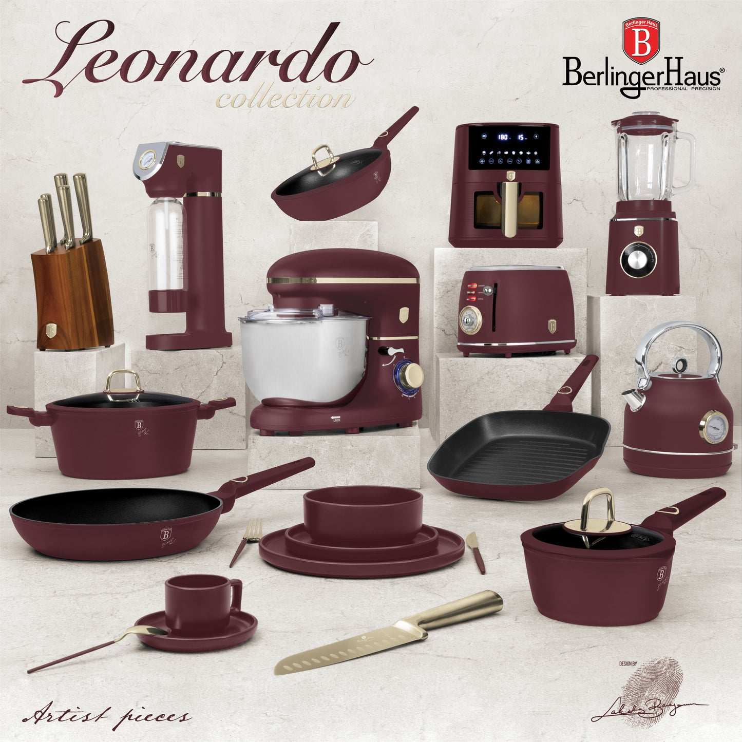 Berlinger Haus 62cm Silicon Baking Mat - Leonardo