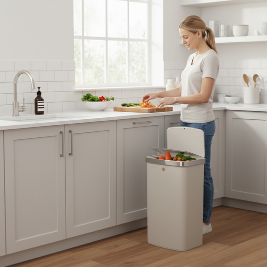 Berlinger Haus 60L Sensor Bin – Sahara
