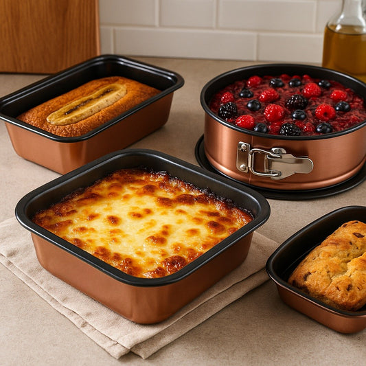 Berlinger Haus 3-Piece Titan Coating Non-Stick Baking Form Set - Rose gold