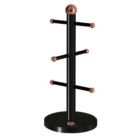 Berlinger Haus 6 Cup Mug Tree - Black Rose Line