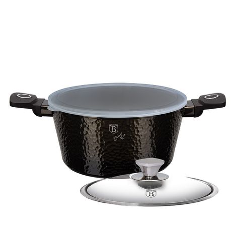 Berlinger Haus 20 cm Titan Coating Casserole with 2 Lids - Primal Gloss