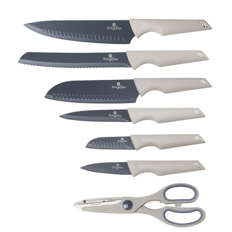 Berlinger Haus 7-Piece Stainless Steel Non-Stick Knife Set - Aspen Collect