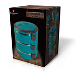 Blaumann Stylish Lunch Box Set with Portable Holder - Blue
