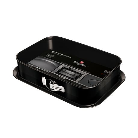 Berlinger Haus 39cm Non-Stick Square Springform Cake Pan - Black