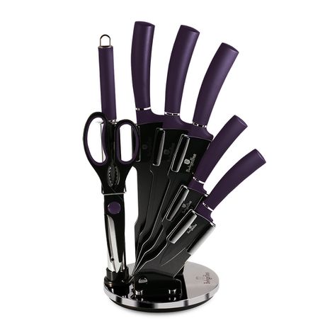 Berlinger Haus 8 Piece Knife Set - Purple
