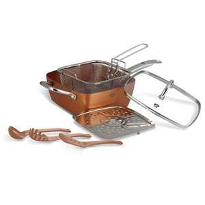 Blaumann 7-Piece Oven Safe Square Pan Set with Kitchen Utensils - Le Chef Line