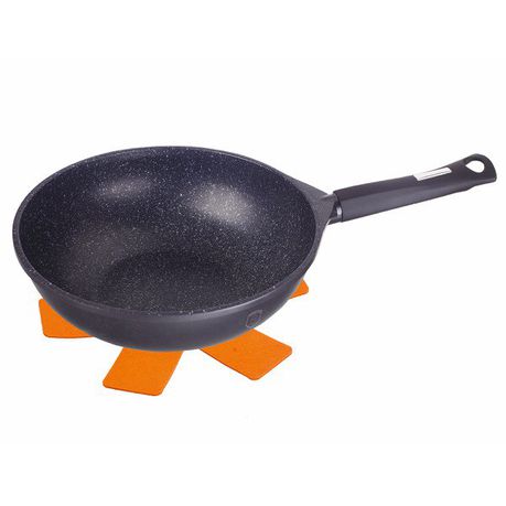 Berlinger Haus 28cm Marble Coating Wok - Granit Diamond Line