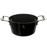 Berlinger Haus 24cm Marble Coating Casserole with Lid - Royal Black Collection