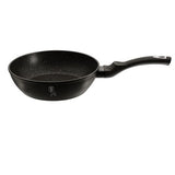 Berlinger Haus 24cm Marble Coating Deep Frypan - Black Silver Collection