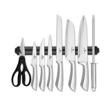 Berlinger Haus 10-Piece Stainless Steel Knife Set with Magnetic Hanger