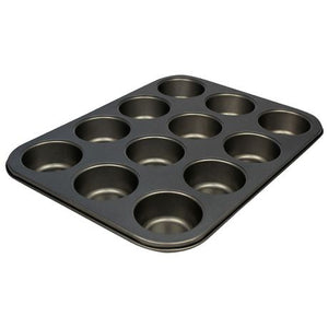 Blaumann 35cm Non-Stick Coating Carbon Steel 12-Cup Muffin Pan