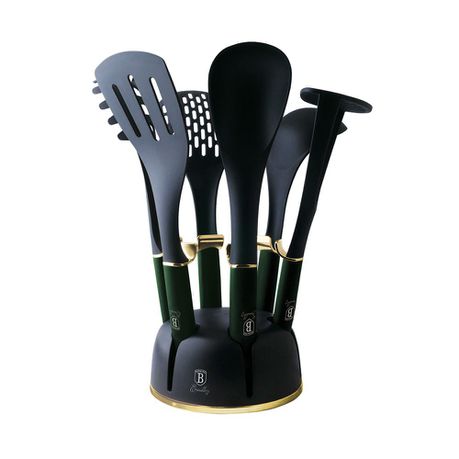 Berlinger Haus 7-Piece Nylon Kitchen Utensil Set - Emerald