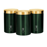 Berlinger Haus 3-Piece Premium Canister Set - Emerald Edition