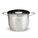 Berlinger Haus 22cm Stainless Steel Stock Pot with Lid - Silver Jewellery