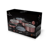 Berlinger Haus 11-Piece Titanium Coating Cookware Set - i-Rose Edition