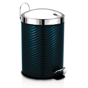 Berlinger Haus 5 Litre Stainless Steel Premium Pedal Bin - Aquamarine